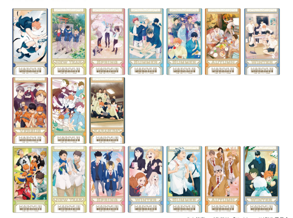 blindbox-badge-haikyuu-visual-ticket-style-transparent-card