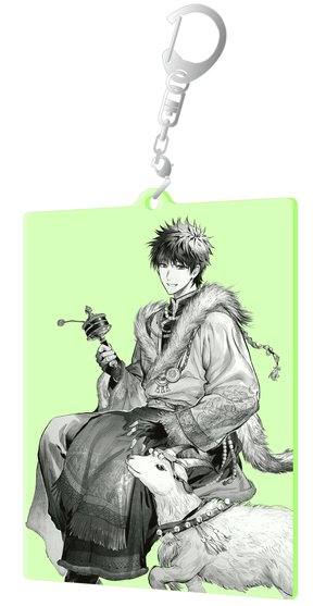 acrylic-keychain-the-lost-tomb-wu-xie-birthday-awakening-memorial-acrylic-keychain-brahma-sound-wind-chant-ver